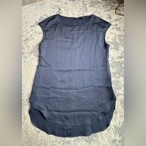 Banana Republic Dark Blue Sleeveless Blouse